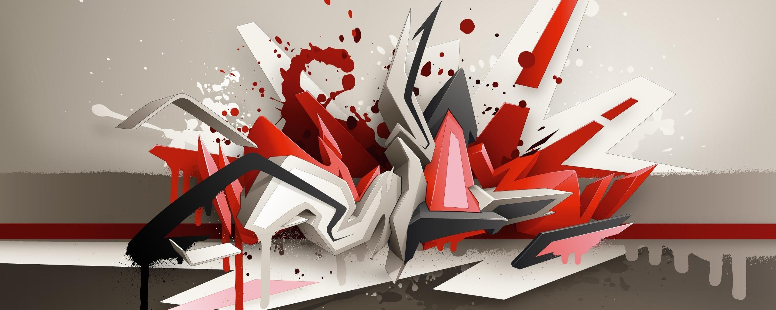 배경 grafiti 3d,빨간,그래픽 디자인,미술,카민,낙서