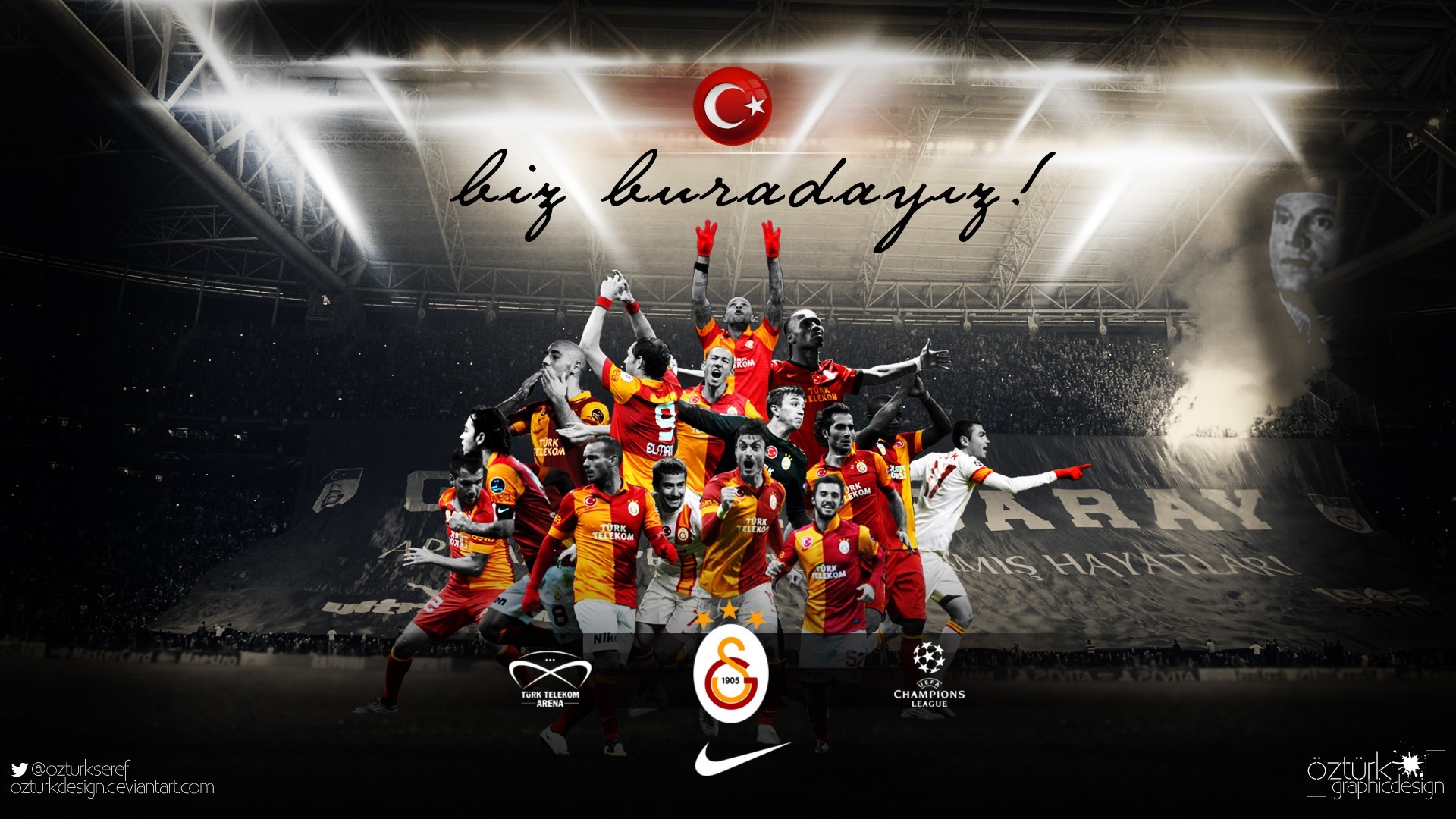 galatasaray hd wallpaper,team,font,poster,graphics,graphic design