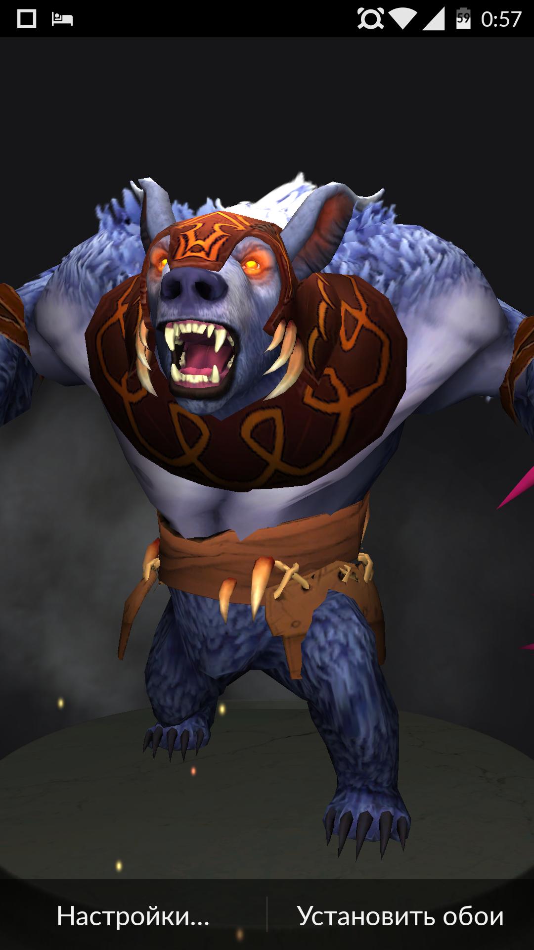 dota 2 live wallpaper,cartoon,illustration,fictional character,animation,grizzly bear