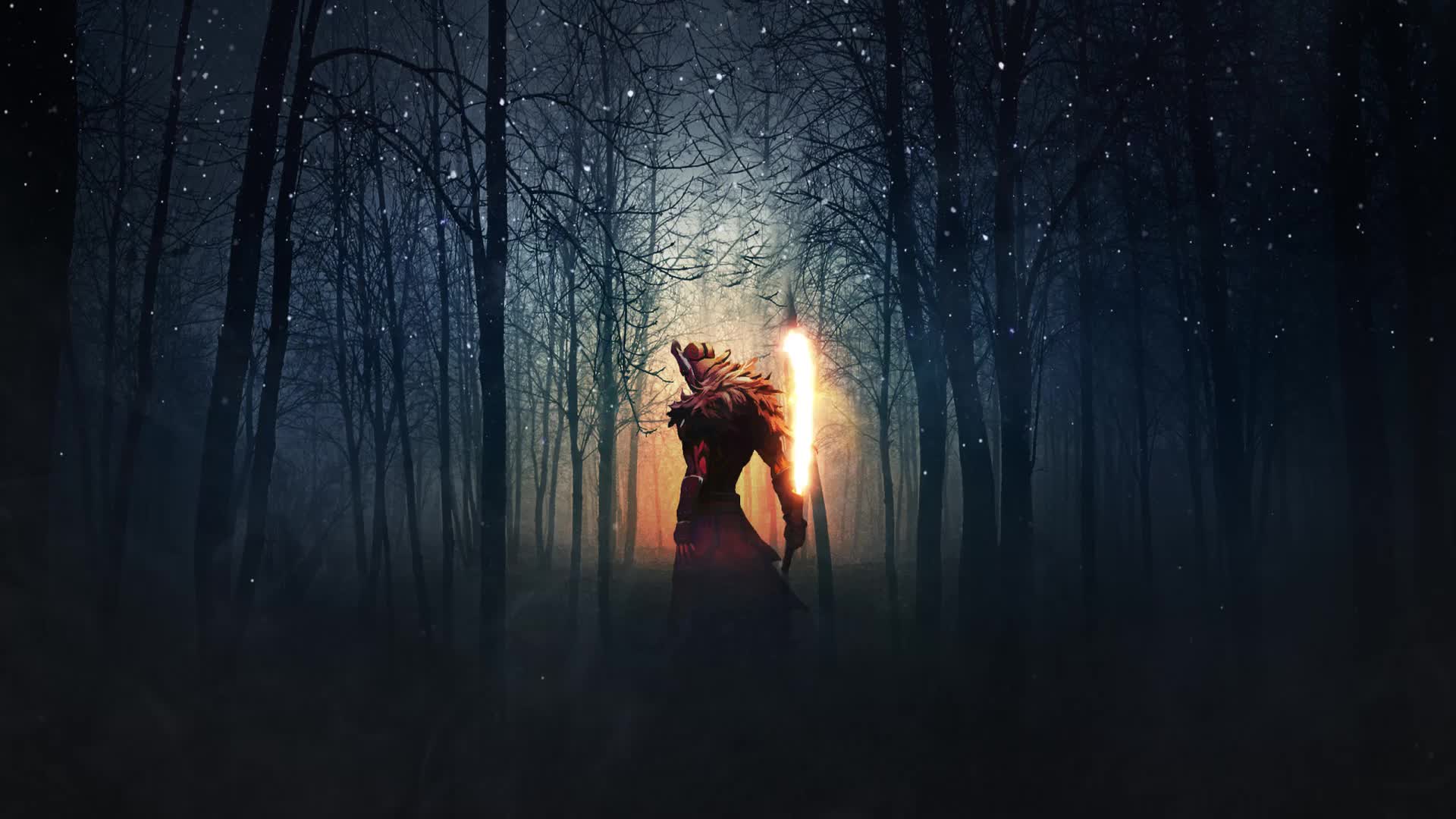 도타 2 ​​라이브 배경 화면,어둠,빛,숲,나무,분위기