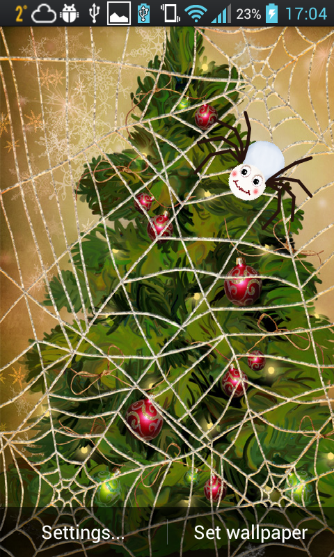 cartone animato live wallpaper,ornamento di natale,pianta,albero di natale,decorazione natalizia,agrifoglio