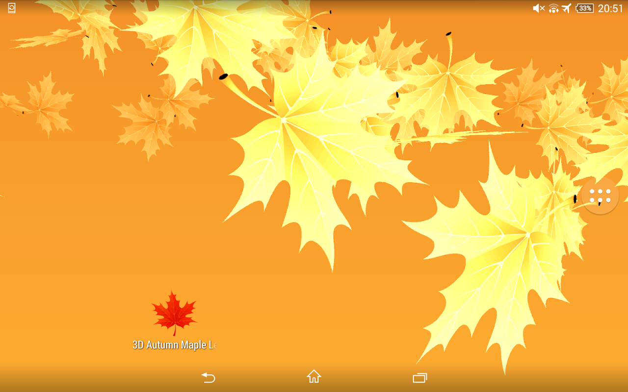 잎 라이브 벽지,잎,나무,단풍잎,노랑,주황색