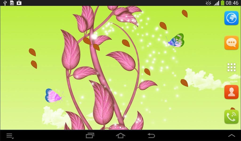 blatt live wallpaper,pflanze,blume,blütenblatt,hintergrund,wildblume