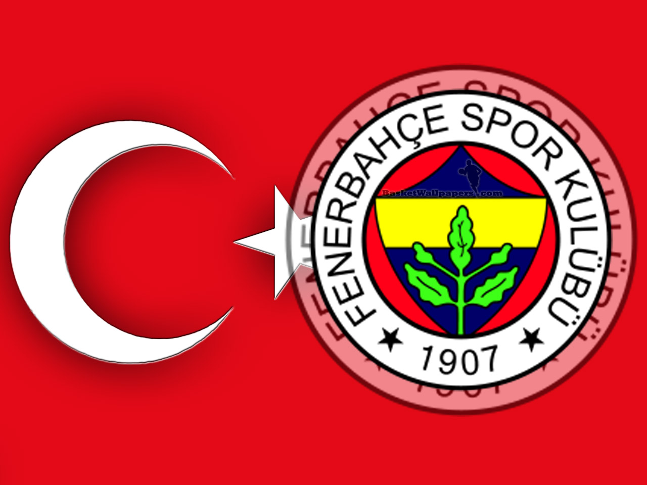 fenerbahce wallpaper,emblem,flagge,symbol,kamm,illustration