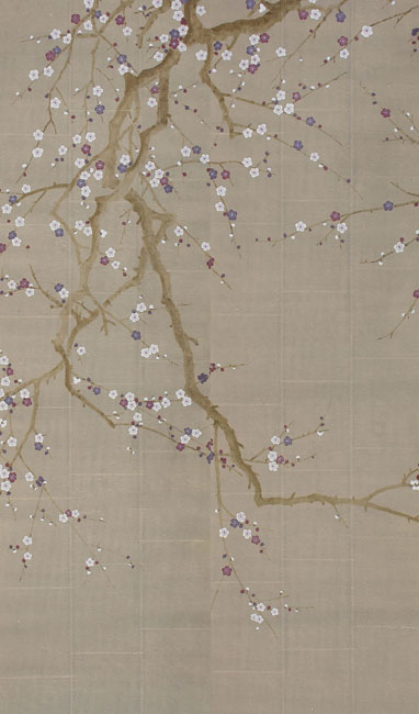 hand painted wallpaper,water,branch,beige,drop,plaster