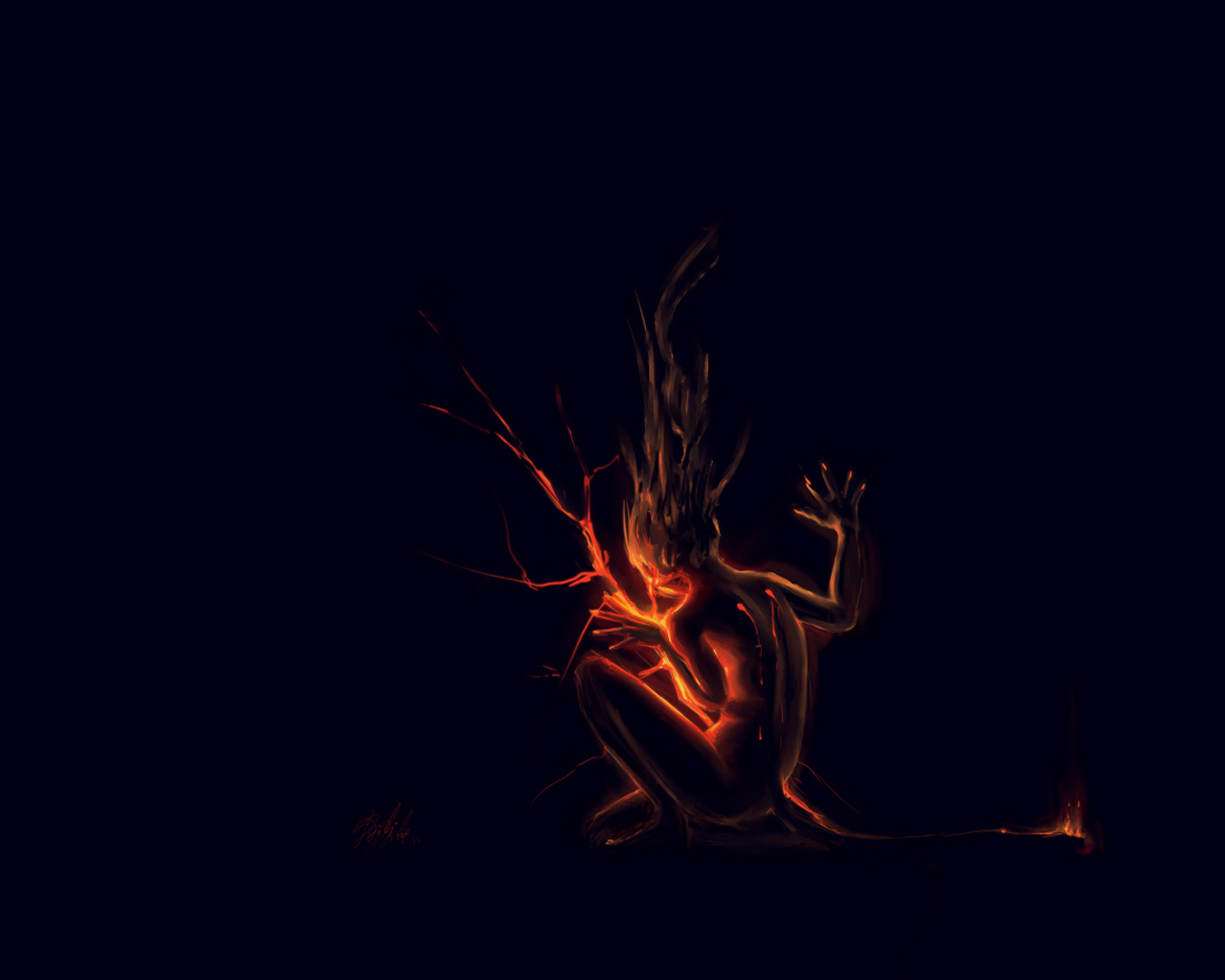 devil wallpaper,heat,black,flame,fire,darkness