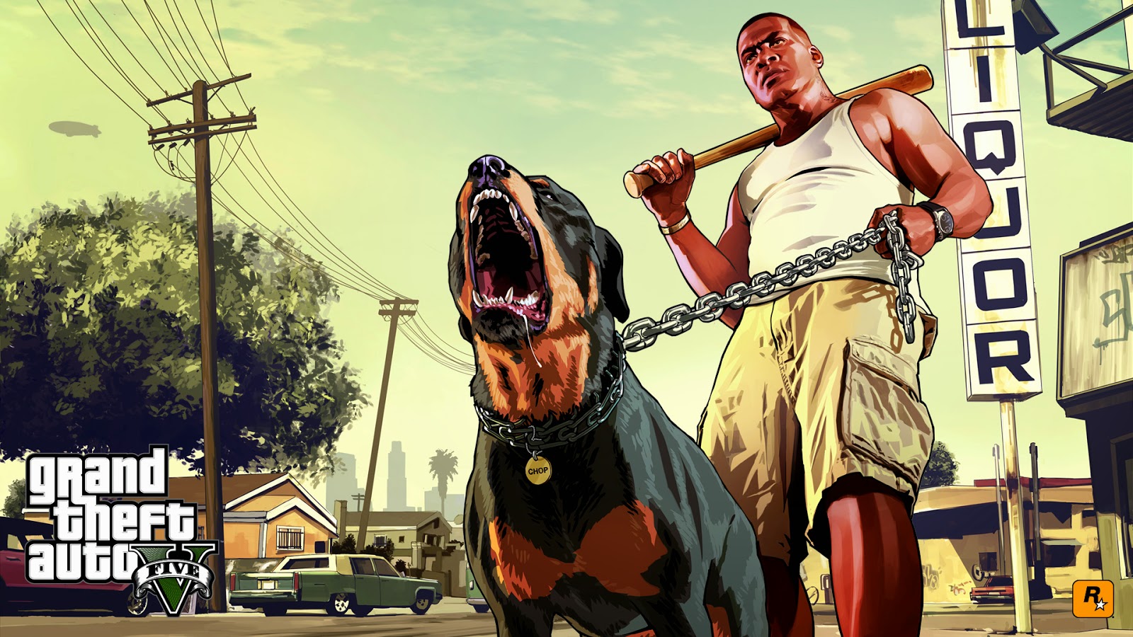 gta v wallpaper,pc game,canidae,guard dog,rottweiler,middle ages