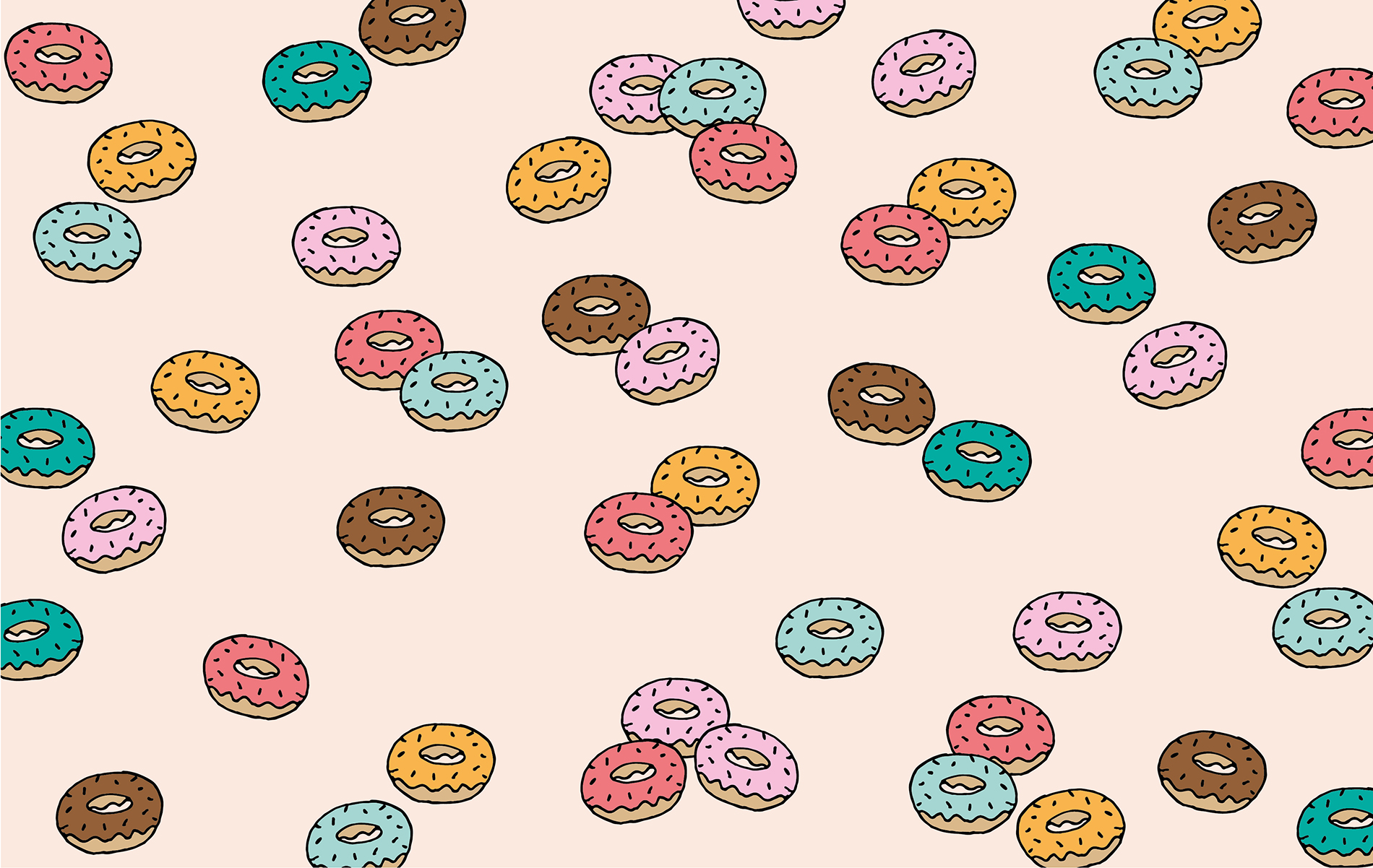 donut wallpaper,pattern,design,circle,illustration