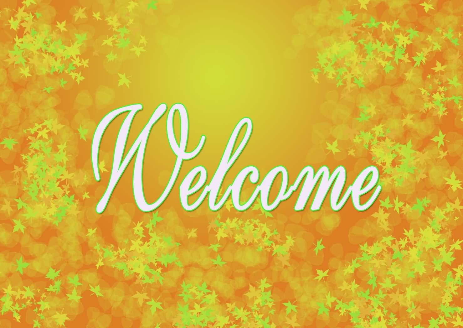 welcome wallpaper,yellow,font,text,green,orange