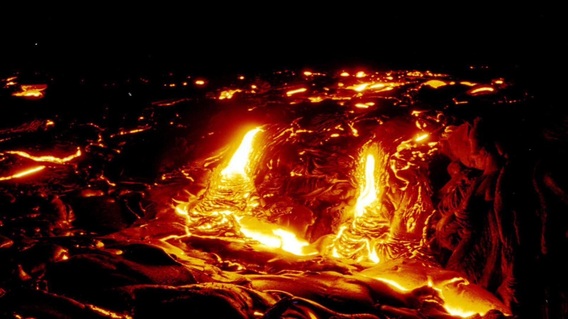 溶岩の壁紙,火,火炎,熱,たき火,水