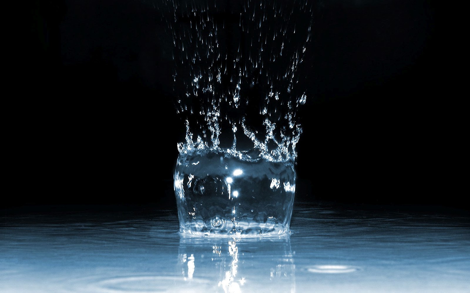 increíbles fondos de pantalla 3d,agua,material transparente,vaso,líquido,reflexión