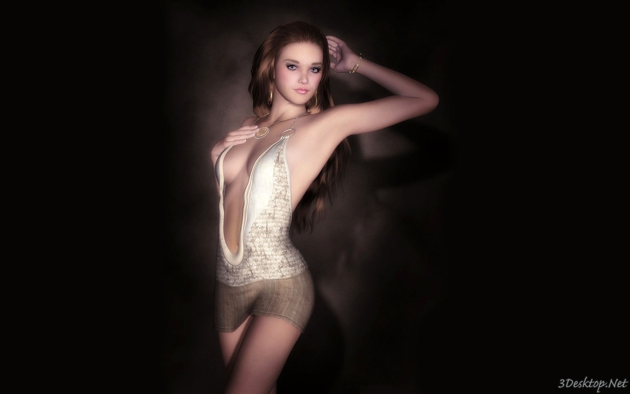 3d girl wallpaper,clothing,beauty,model,photo shoot,photography