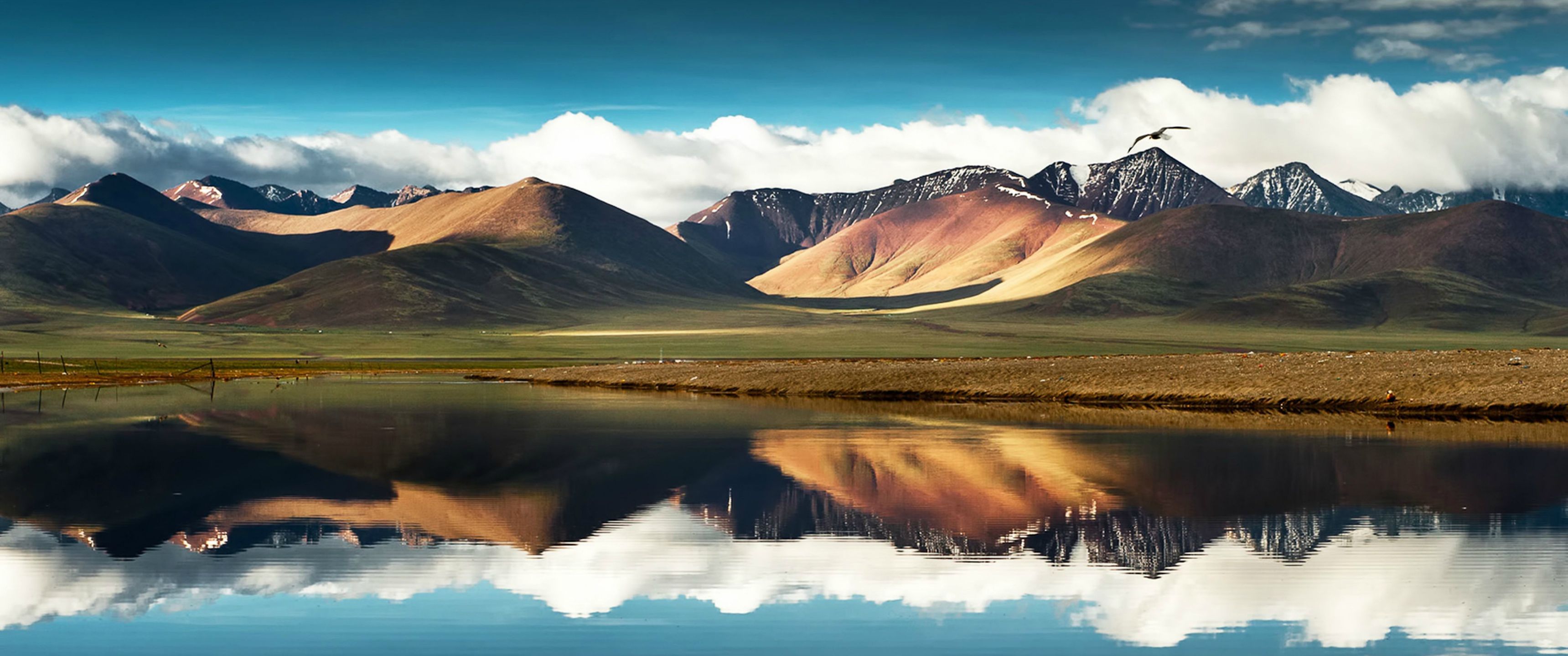 3440x1440壁紙,自然の風景,自然,山,空,山脈