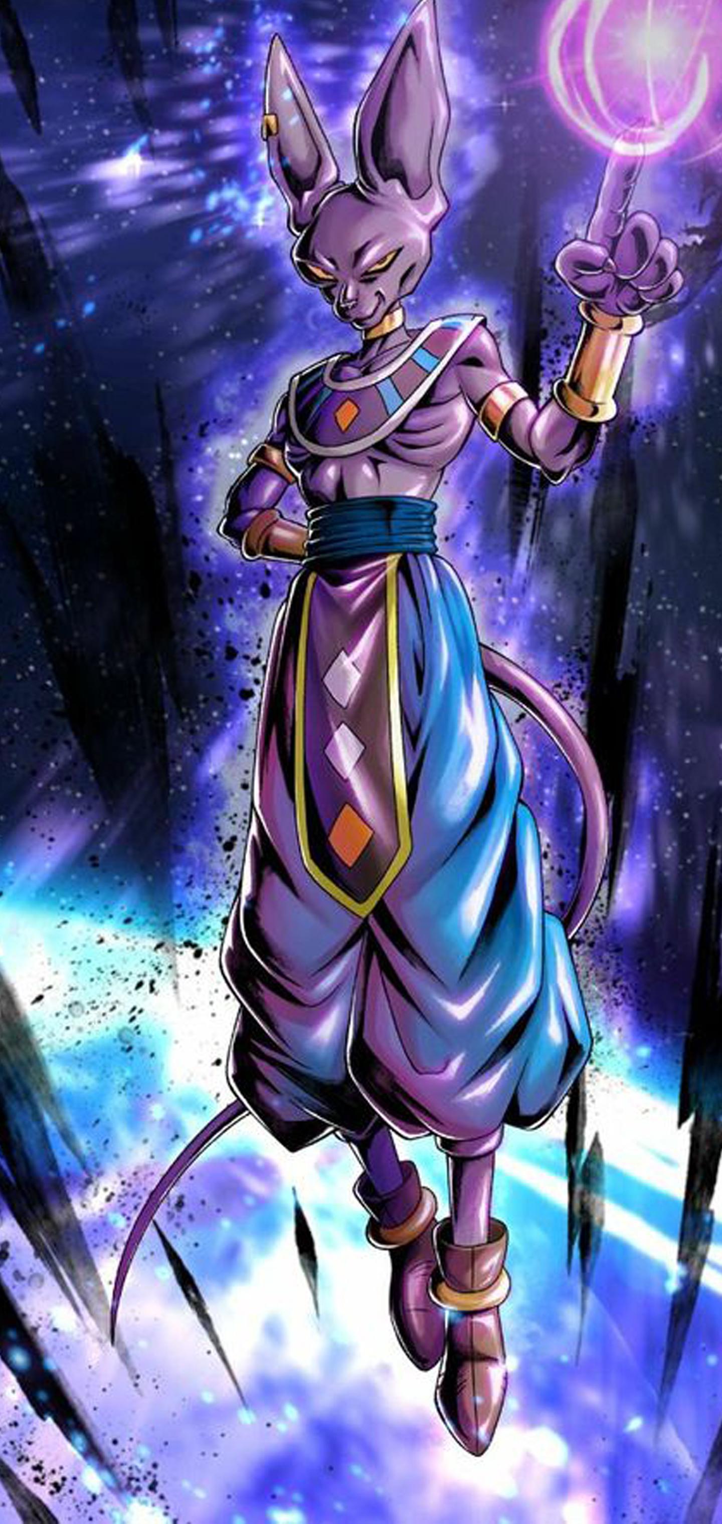 beerus tapete,cg kunstwerk,illustration,anime,erfundener charakter,mythologie