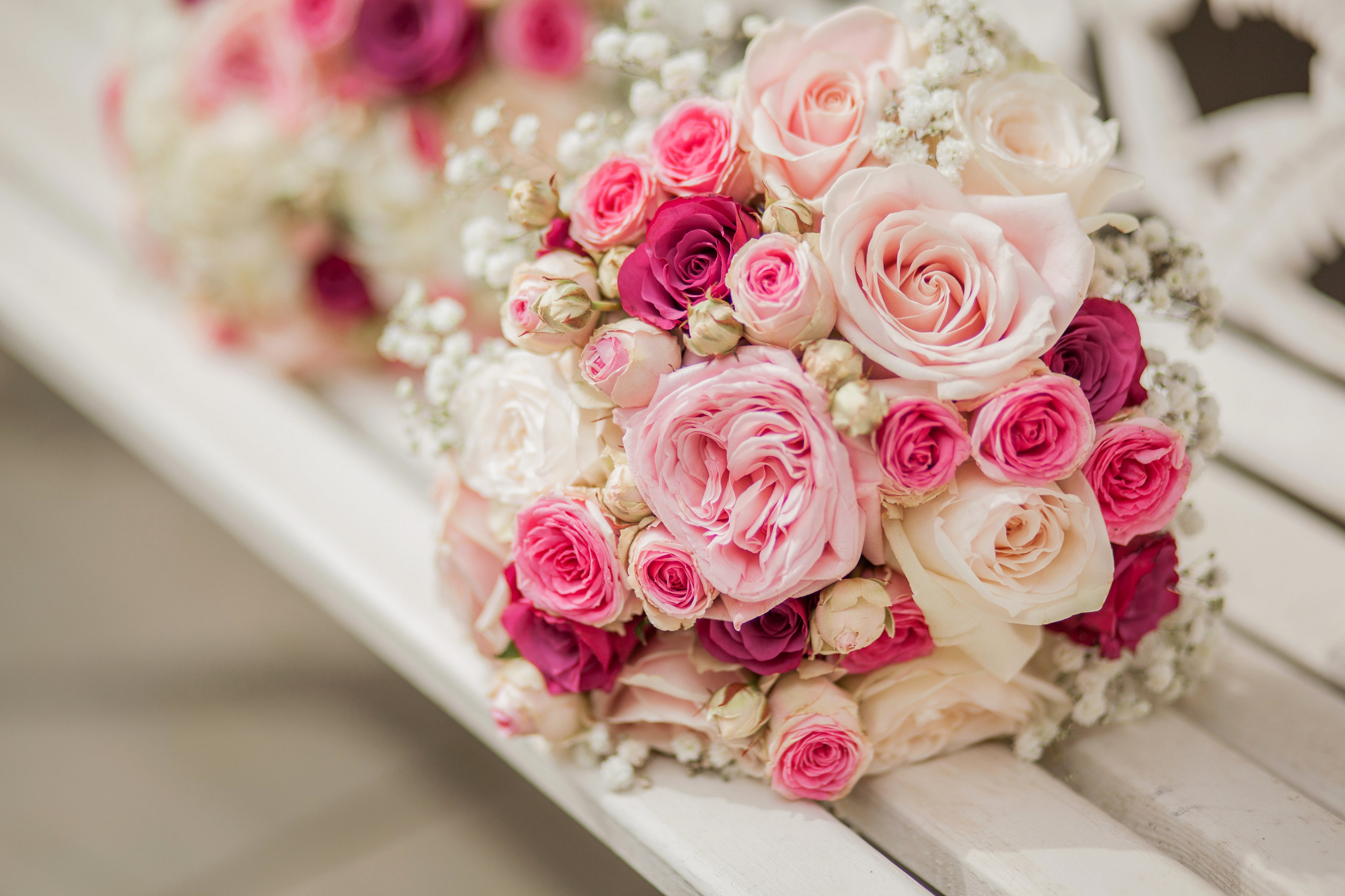 결혼식 벽지 hd,꽃,꽃다발,분홍,정원 장미,꽃을 자르다