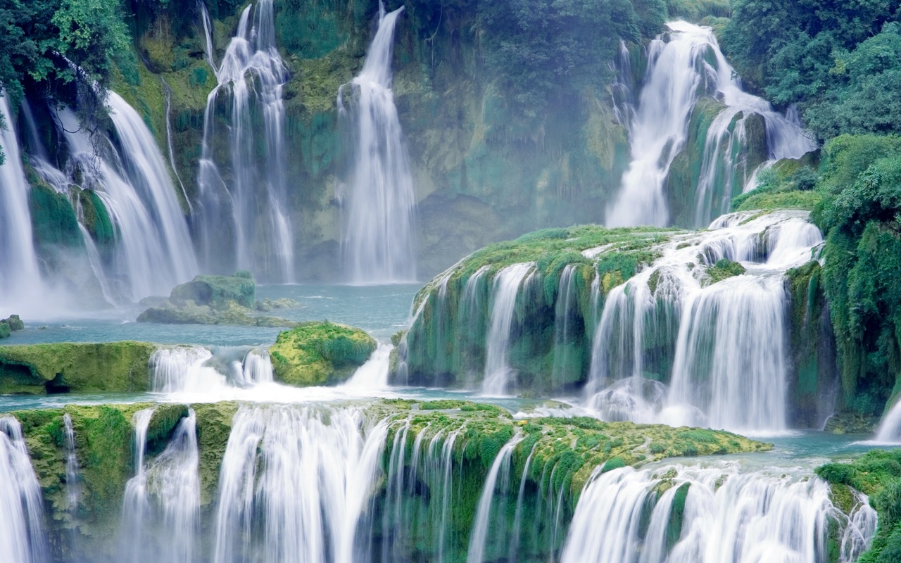 tapete pemandangan alam,wasserfall,wasservorräte,natürliche landschaft,gewässer,natur