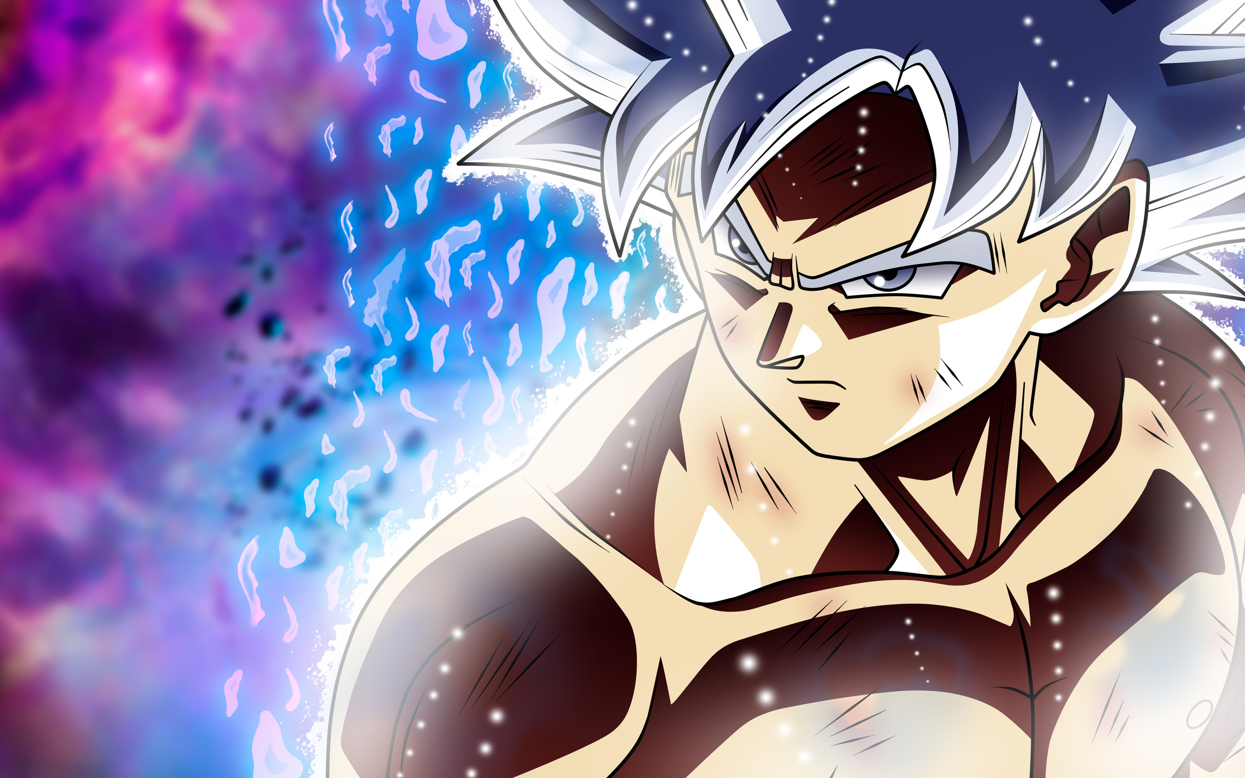 fond d'écran goku 4k,anime,dessin animé,oeuvre de cg,ciel,personnage fictif