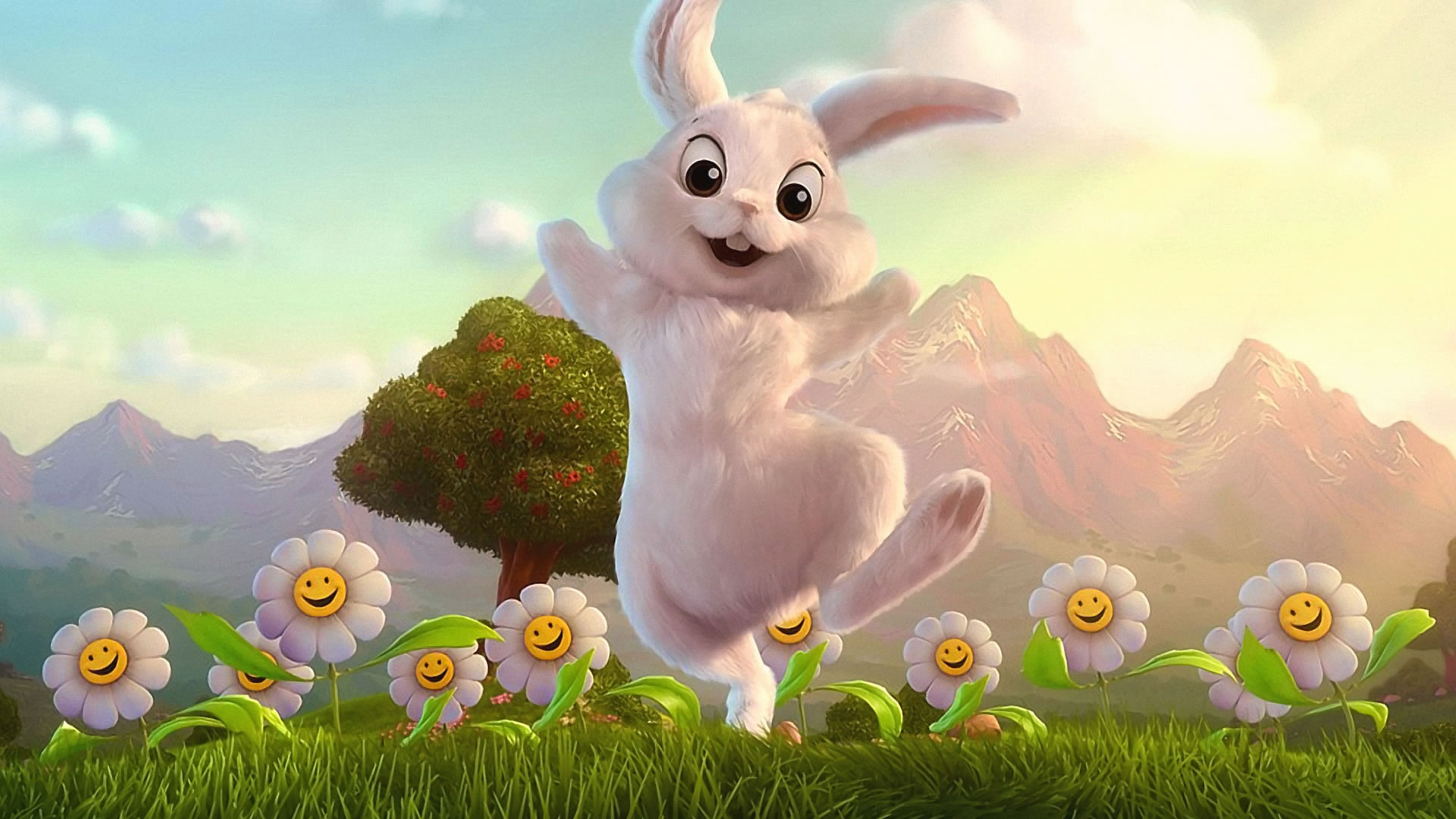 carta da parati simpatico cartone animato,cartone animato,conigli e lepri,coniglio,lepre,coniglio domestico