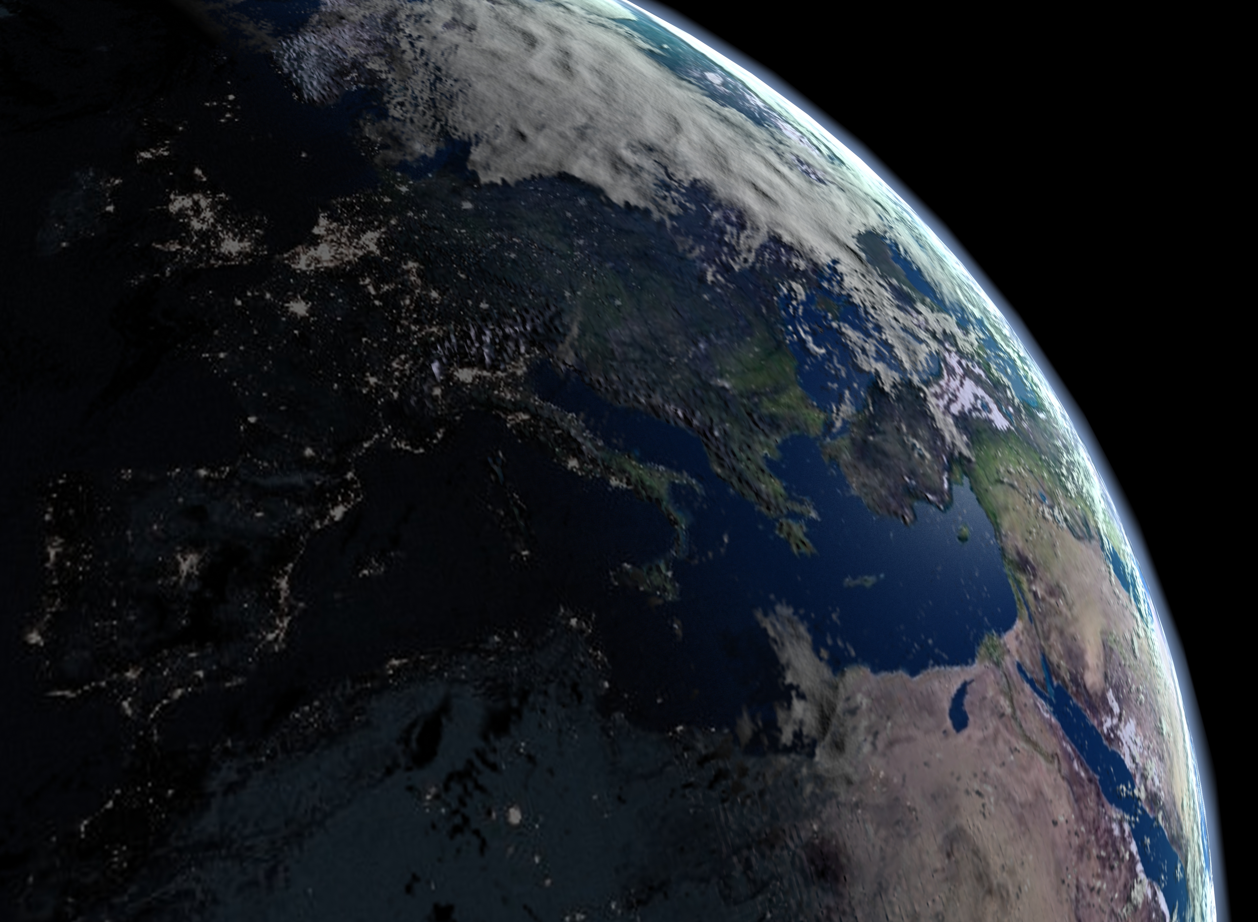 구글 어스 바탕 화면,대기권 밖,지구,행성,분위기,천체