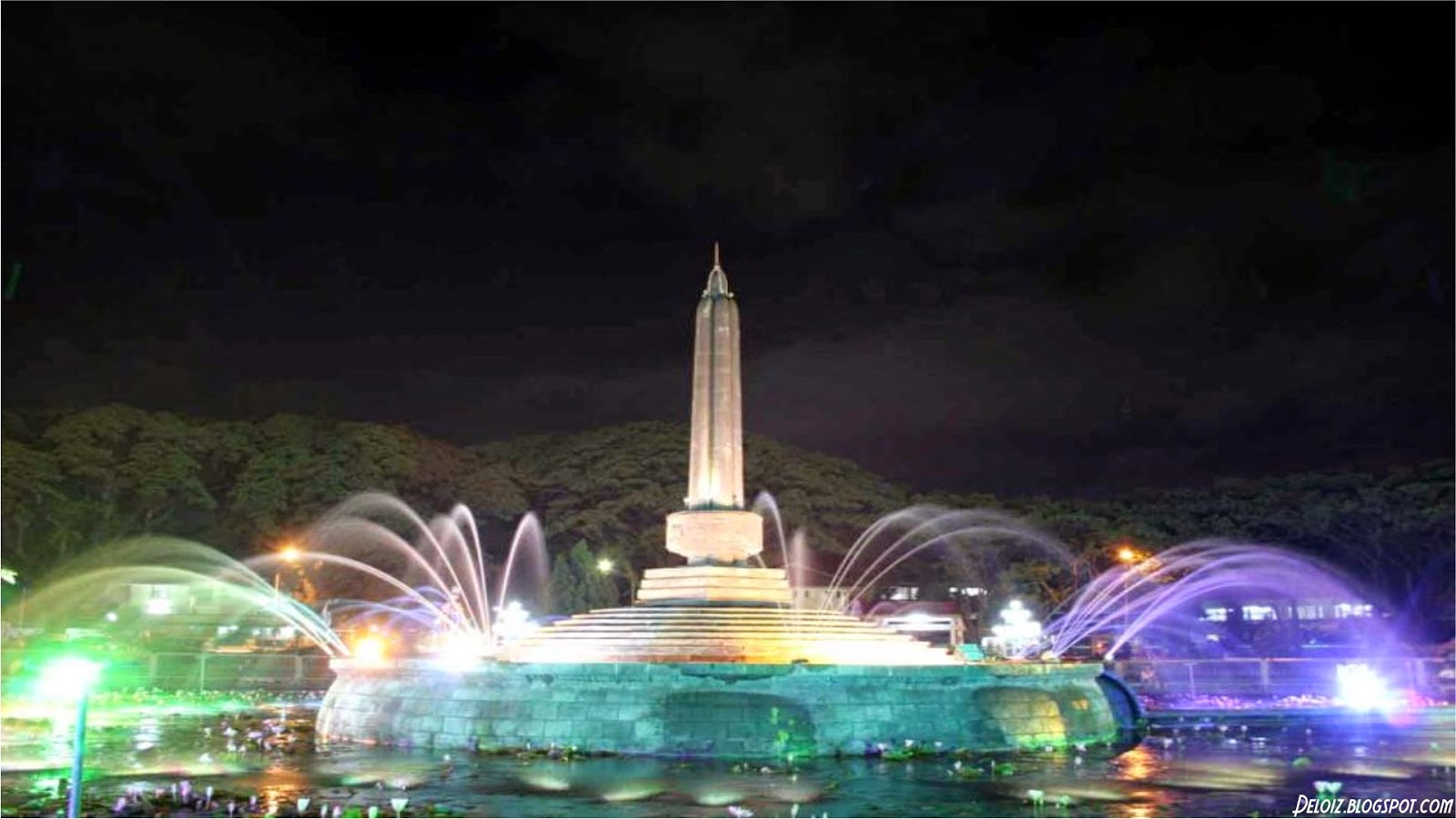 wallpaper kota,landmark,fountain,lighting,night,water feature