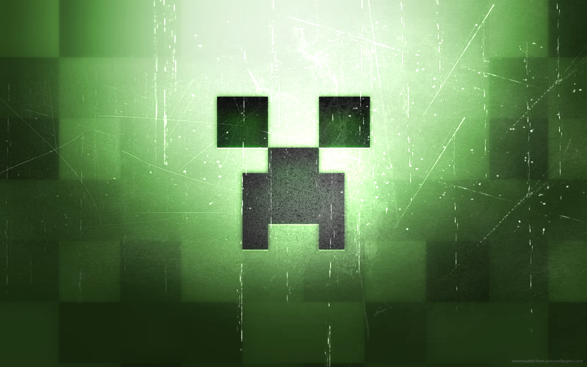 creeper wallpaper,green,light,design,symbol,font