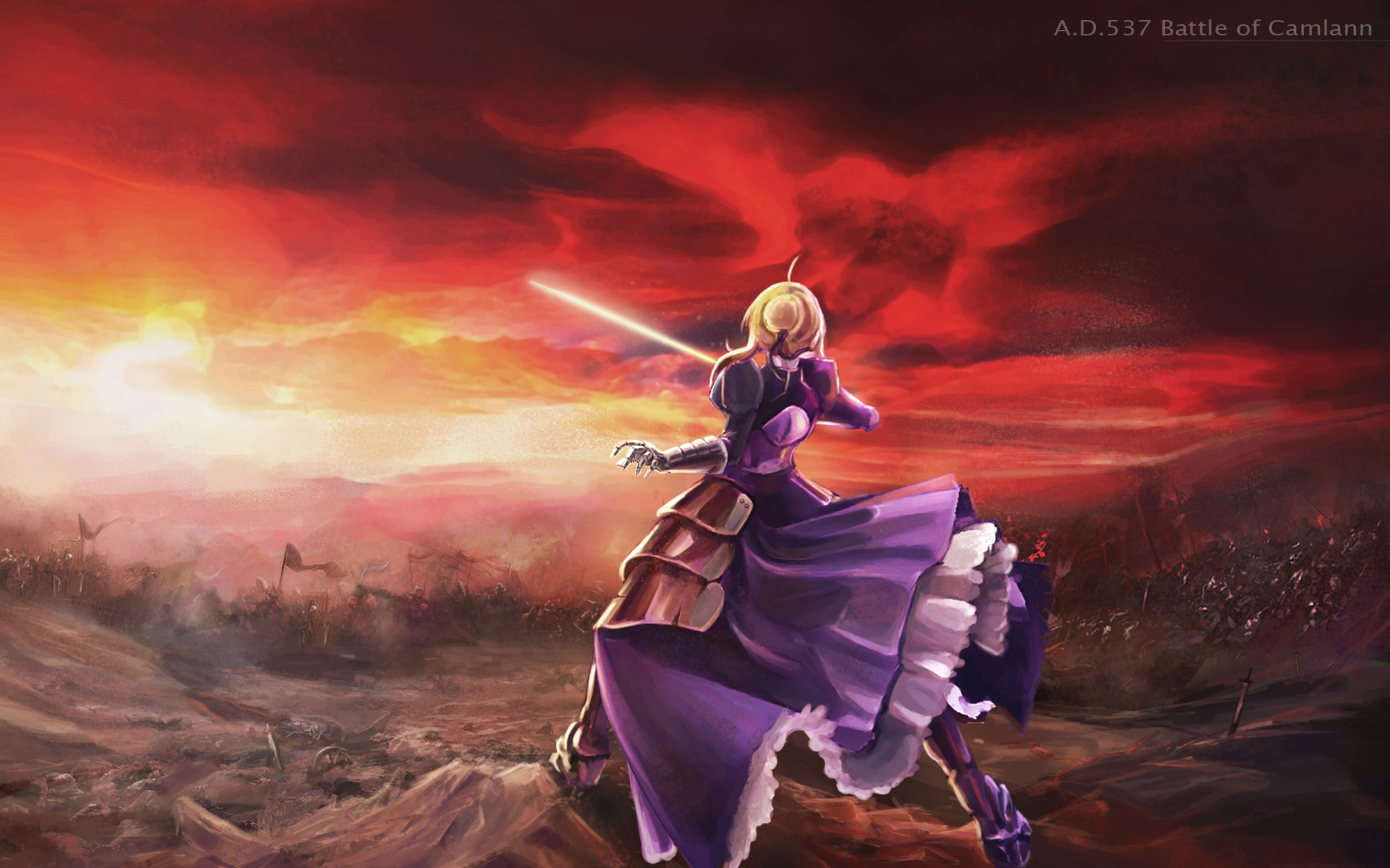 fate zero wallpaper,cg artwork,games,adventure game,mythology,fictional character