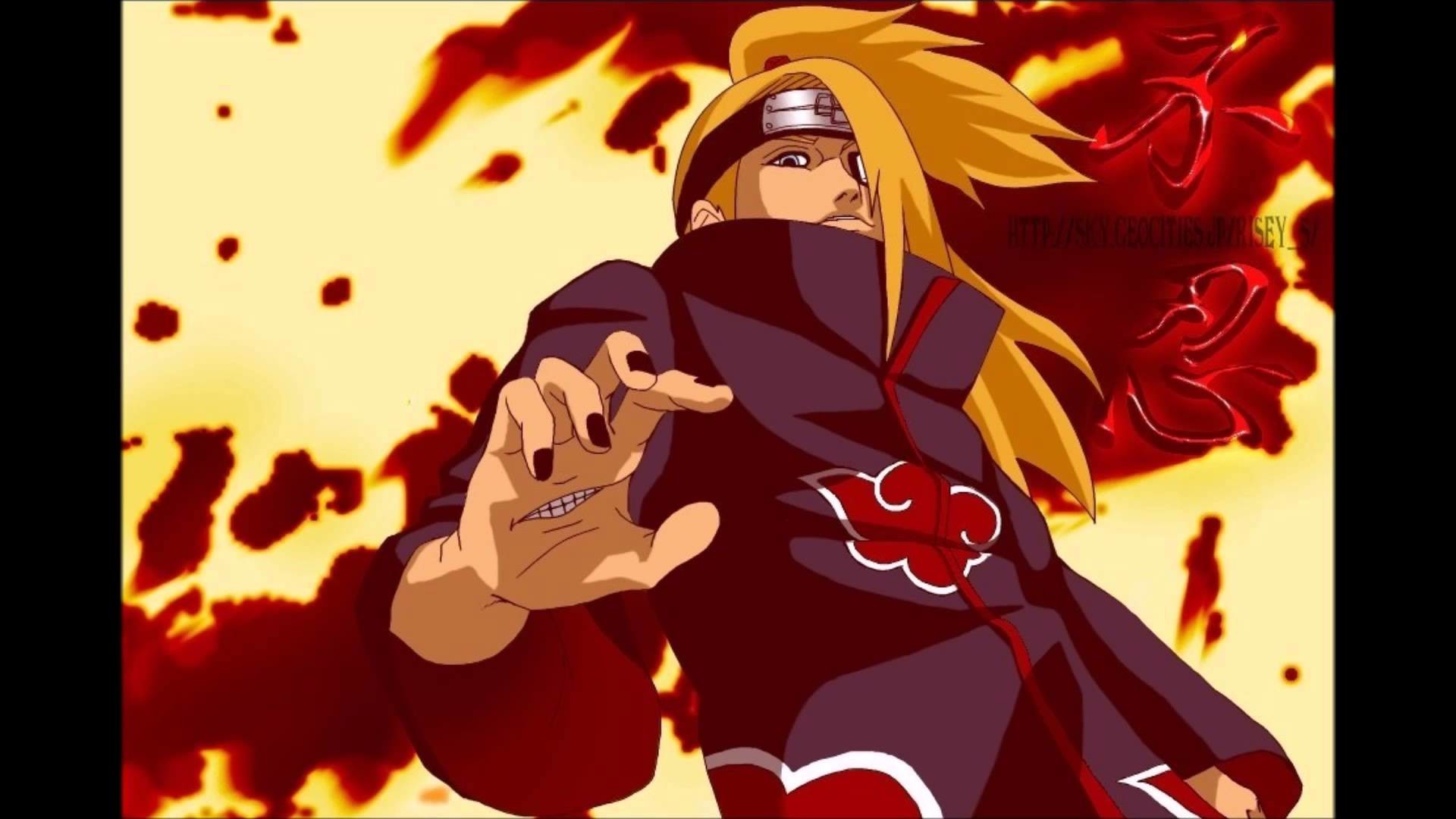 fond d'écran deidara,dessin animé,anime,dessin animé,animation,personnage fictif