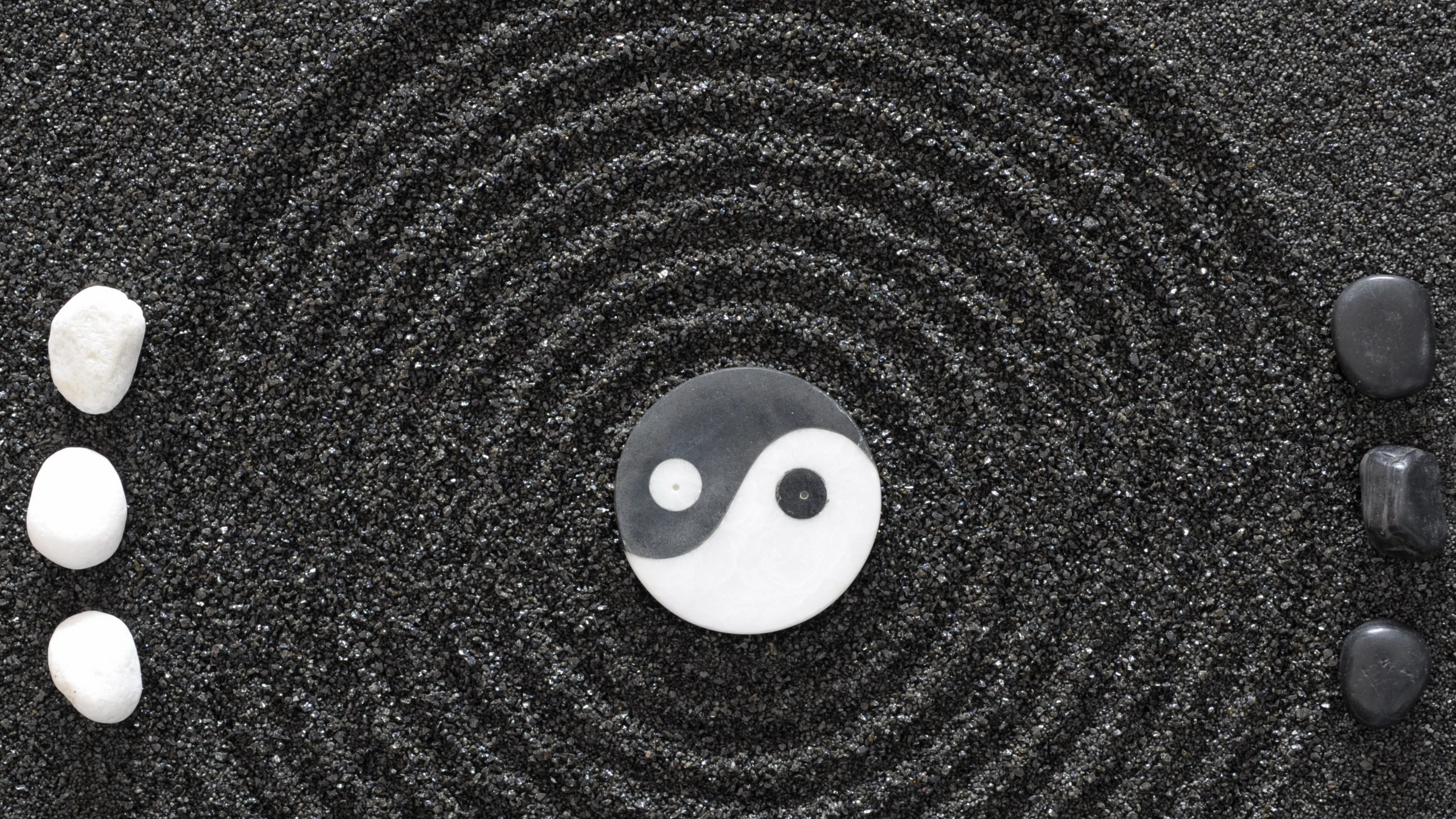 yin yang wallpaper,black,circle,asphalt,font,black and white