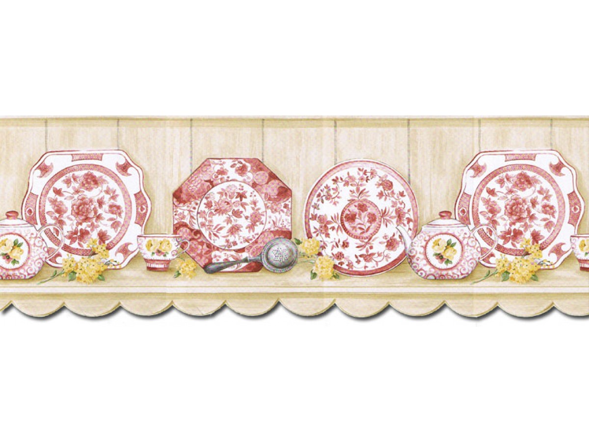 キッチン壁紙b＆q,ピンク,黄,配膳盆,食器,食器