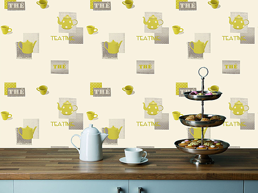 kitchen wallpaper uk,yellow,wallpaper,wall,design,room (#934407