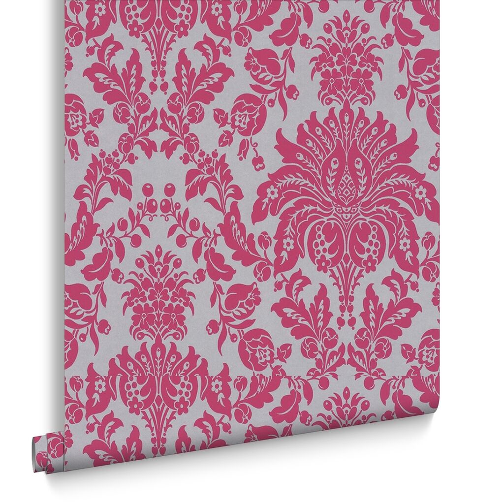 Pink And Silver Wallpaper WallpaperUse