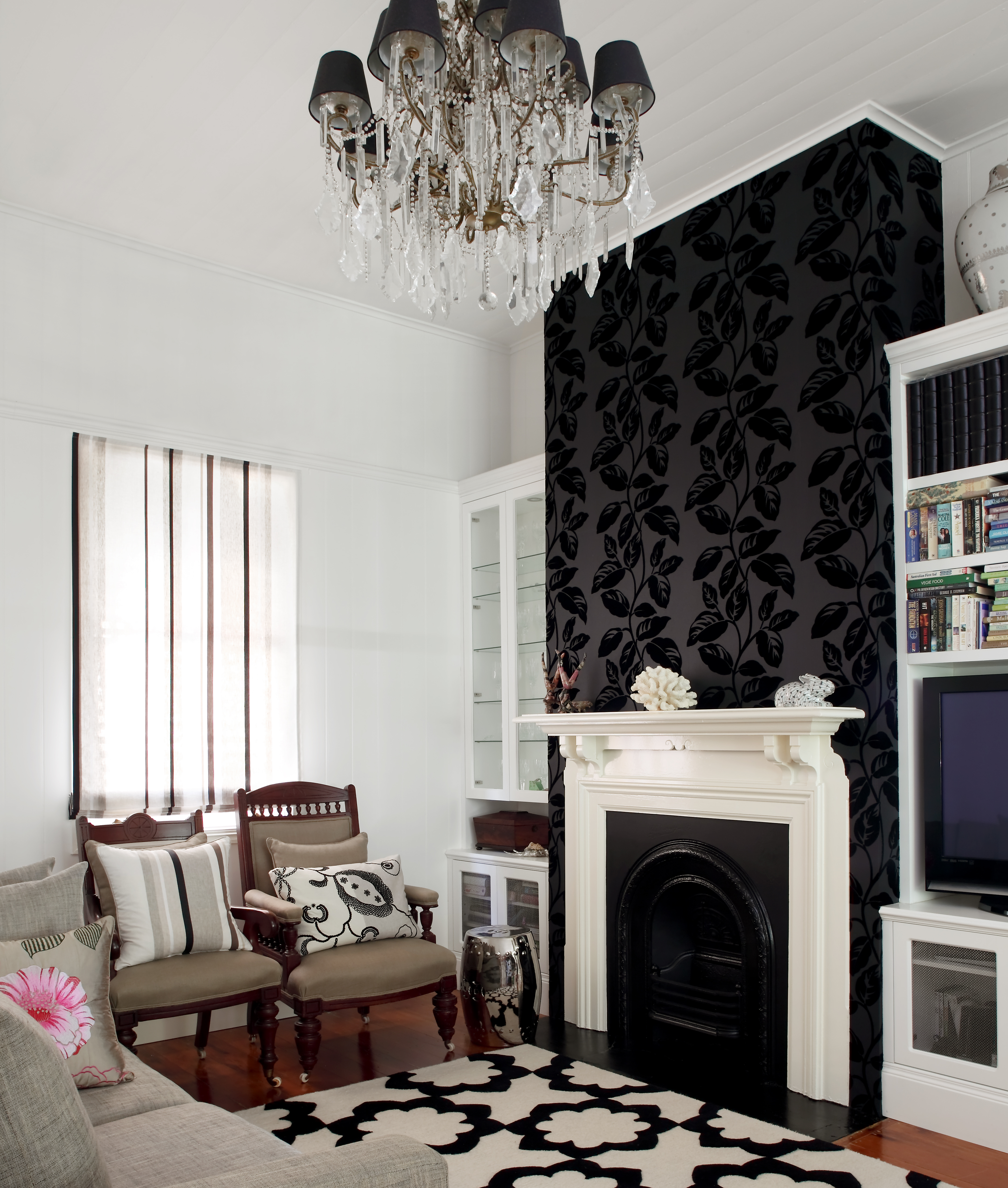feature wallpaper living room,room,living room,interior design,furniture,ceiling