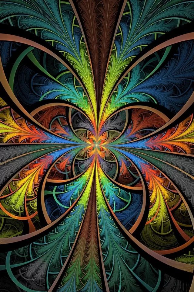 interesting wallpapers,fractal art,psychedelic art,leaf,symmetry,art