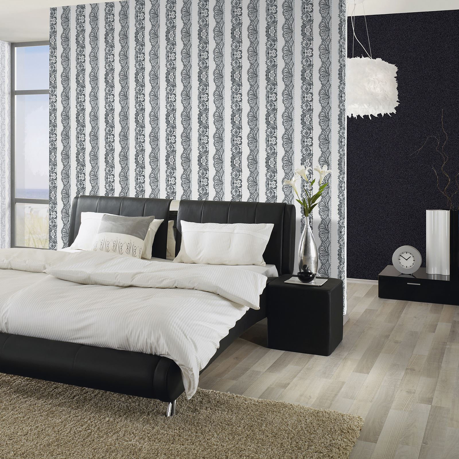 Bedroom Feature Wallpaper WallpaperUse
