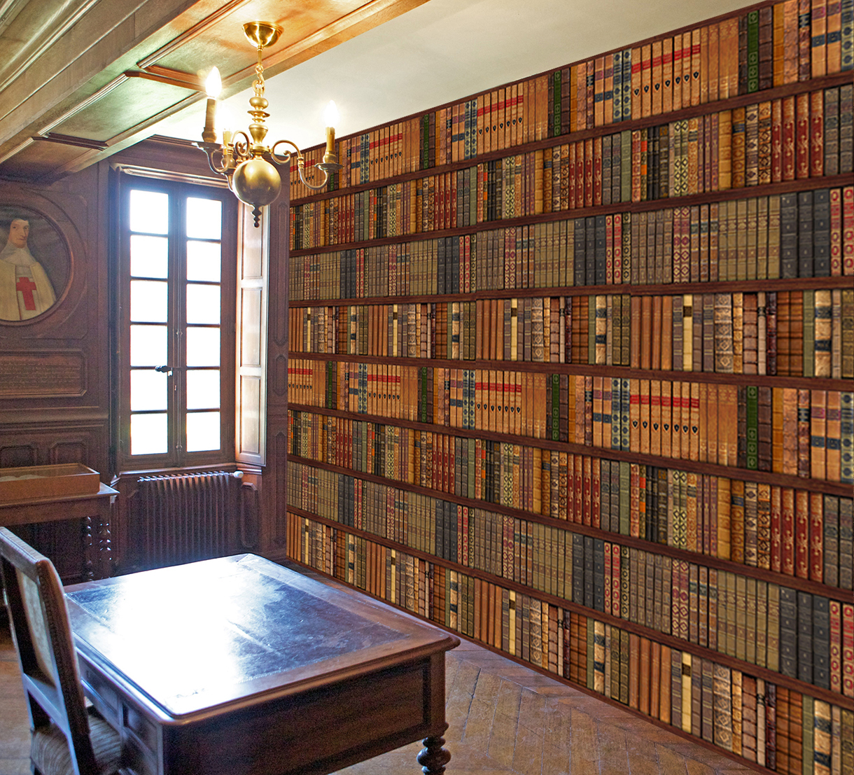 papier peint bibliothèque,chambre,bâtiment,propriété,mur,design d'intérieur