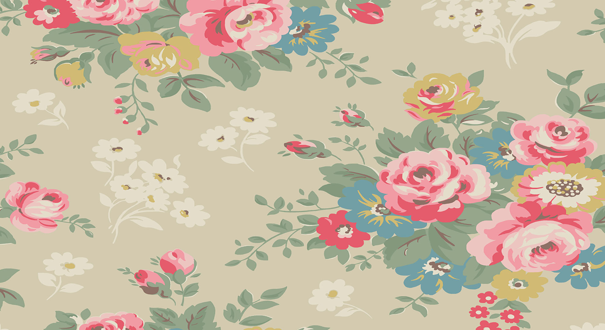 fond d'écran cath kidston,rose,modèle,art floral,fond d'écran,fleur