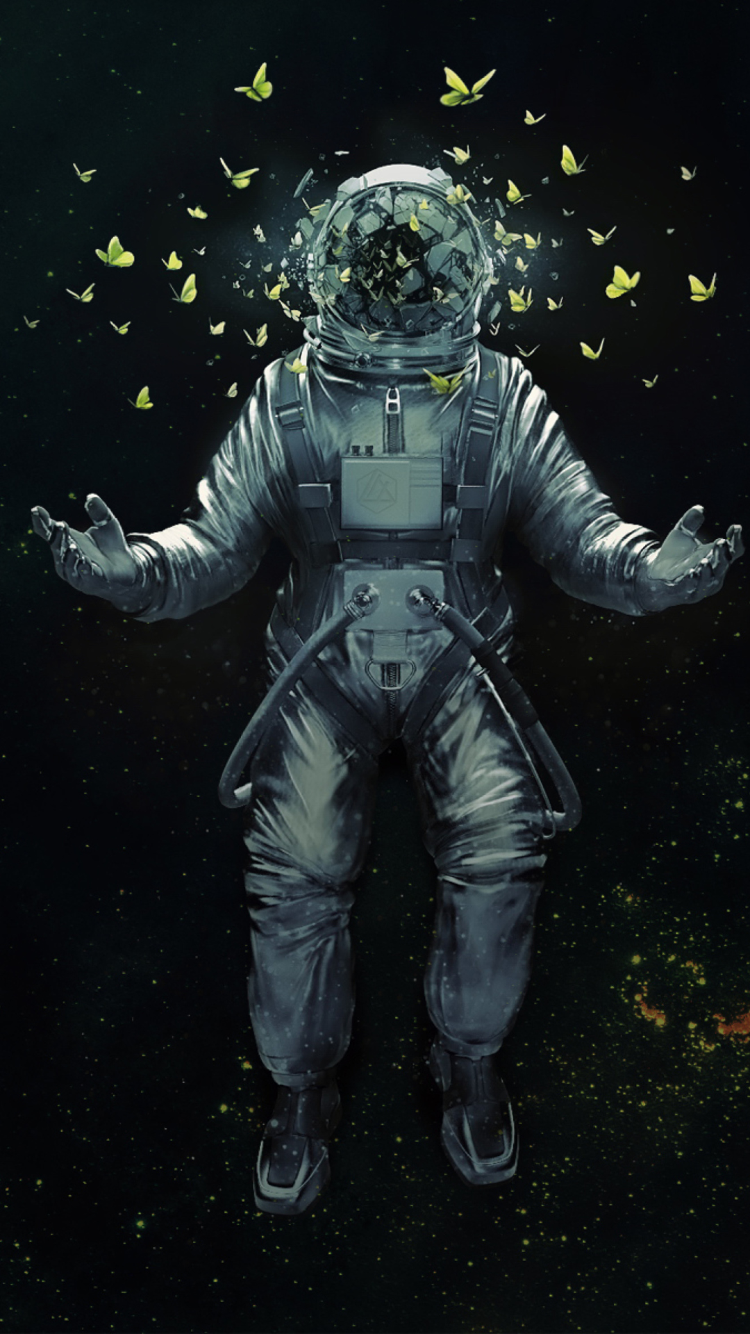 astronaut wallpaper,astronaut,space,illustration,fictional character