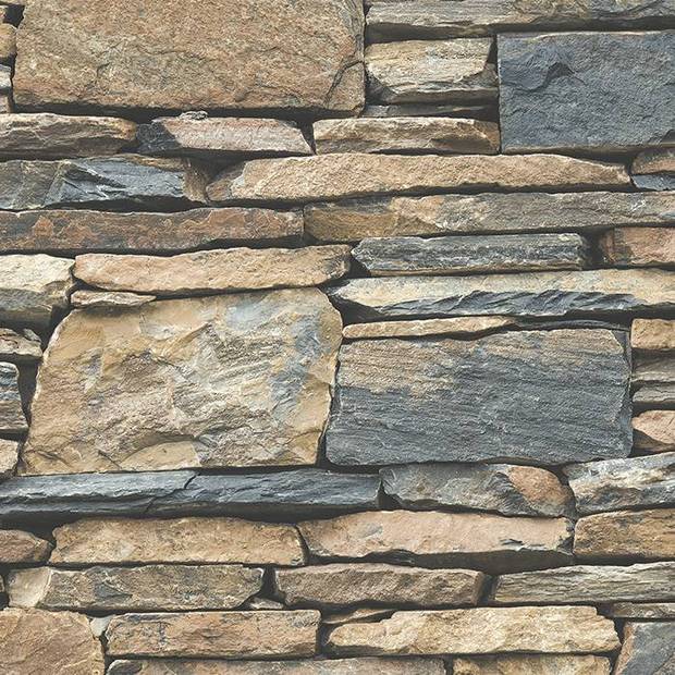 slate effect wallpaper,stone wall,wall,rock,flagstone,brickwork