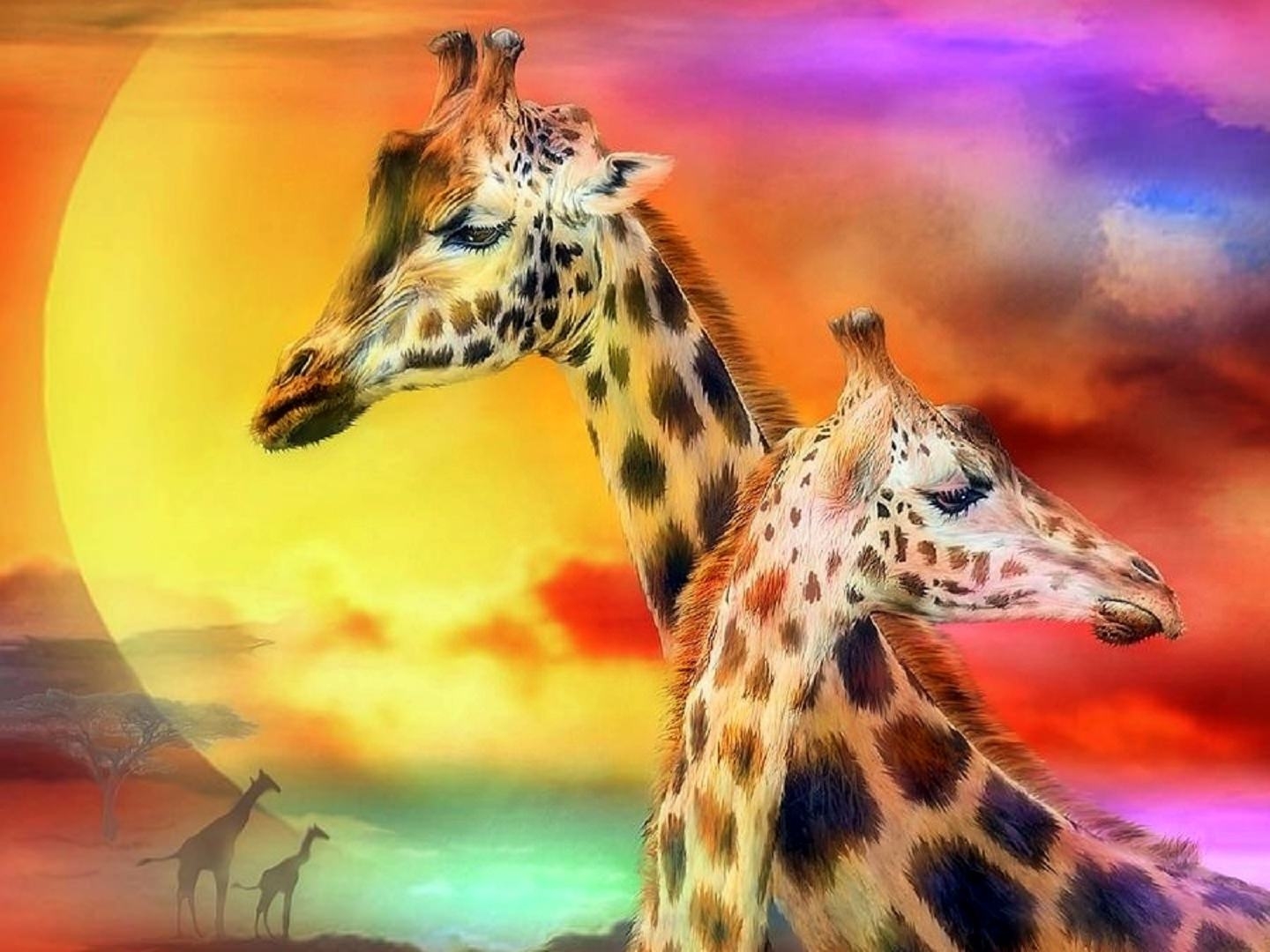 giraffe wallpaper,giraffe,giraffidae,terrestrial animal,wildlife,organism