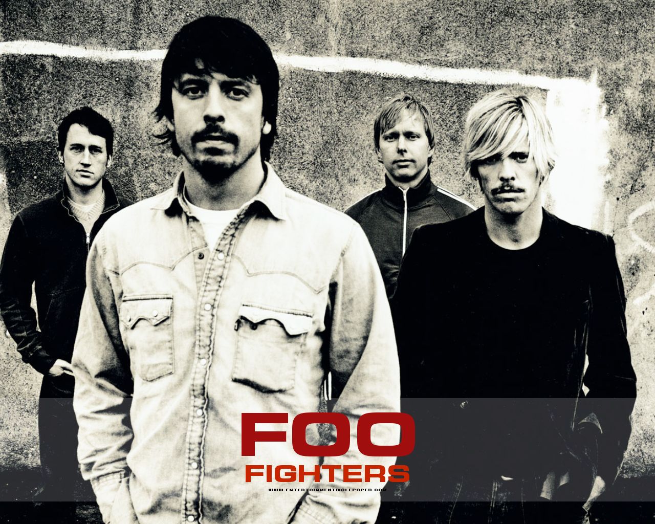 foo fighters wallpaper,font,album cover,photography,team