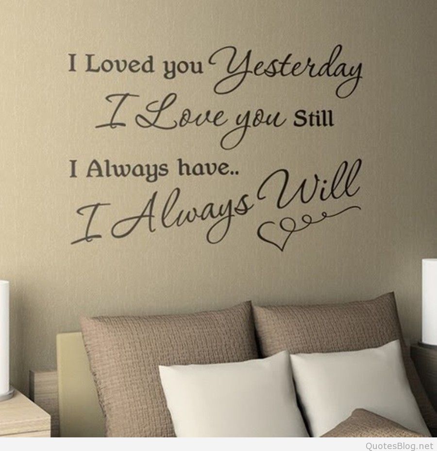 romantic wallpaper with quotes,text,wall sticker,font,wall,calligraphy