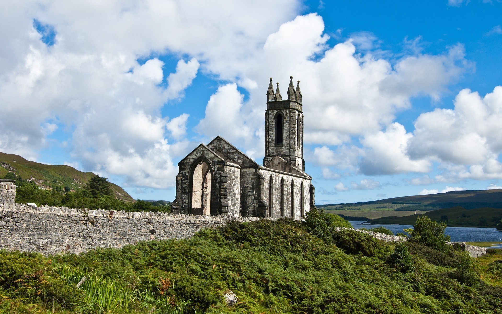 church wallpaper,nature,sky,highland,natural landscape,church