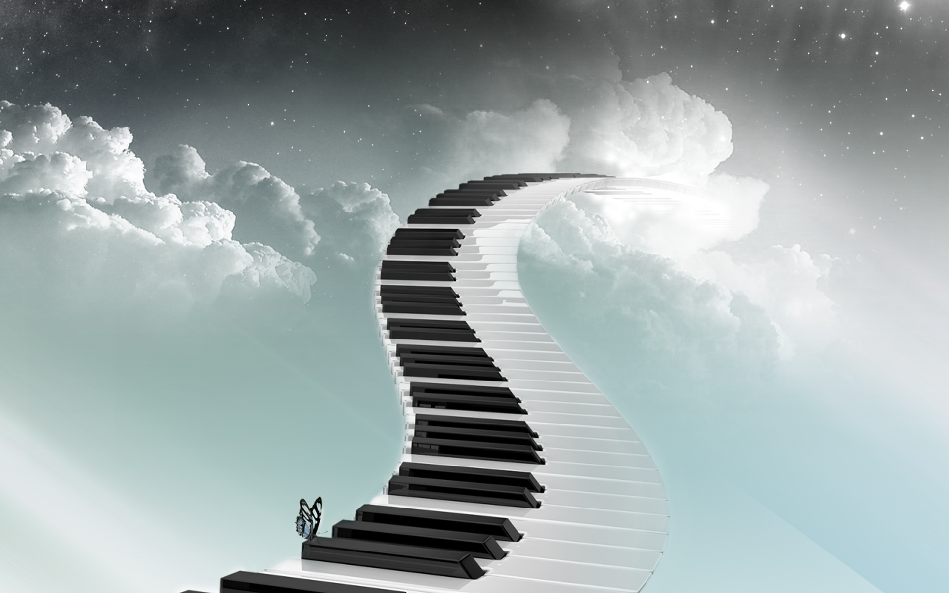 ピアノの壁紙のhd,空,ピアノ,技術,雲,ミュージカルキーボード