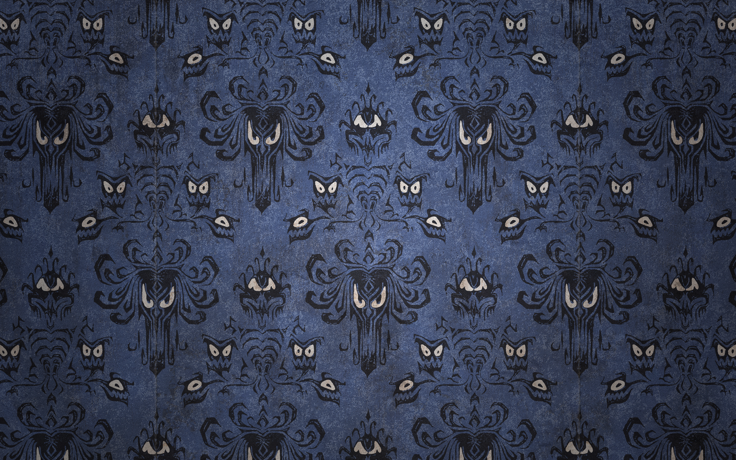 haunted mansion wallpaper,blue,pattern,textile,design