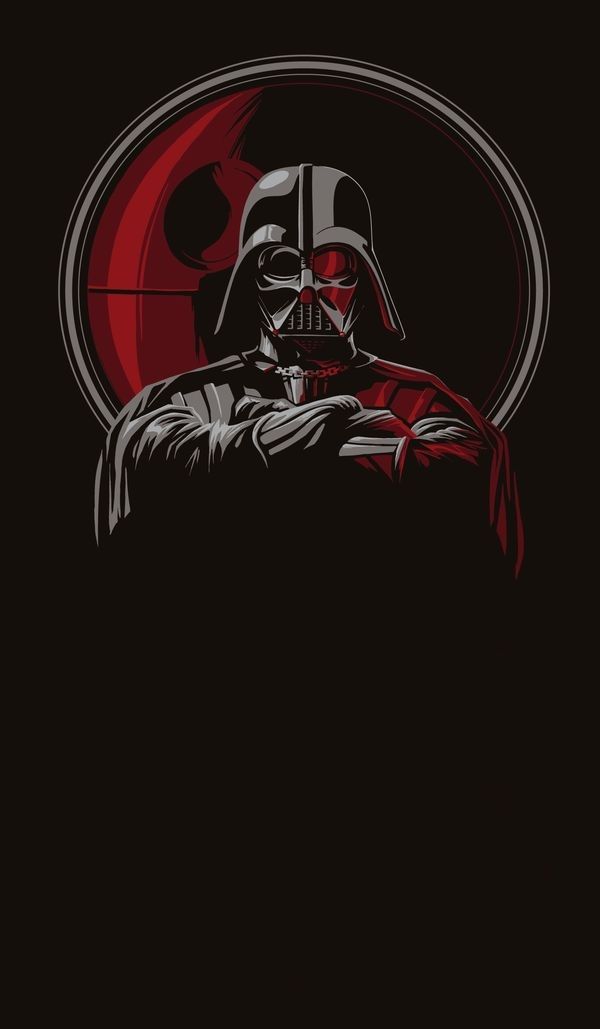 darth vader iphone wallpaper,rot,darth vader,erfundener charakter,t shirt,illustration