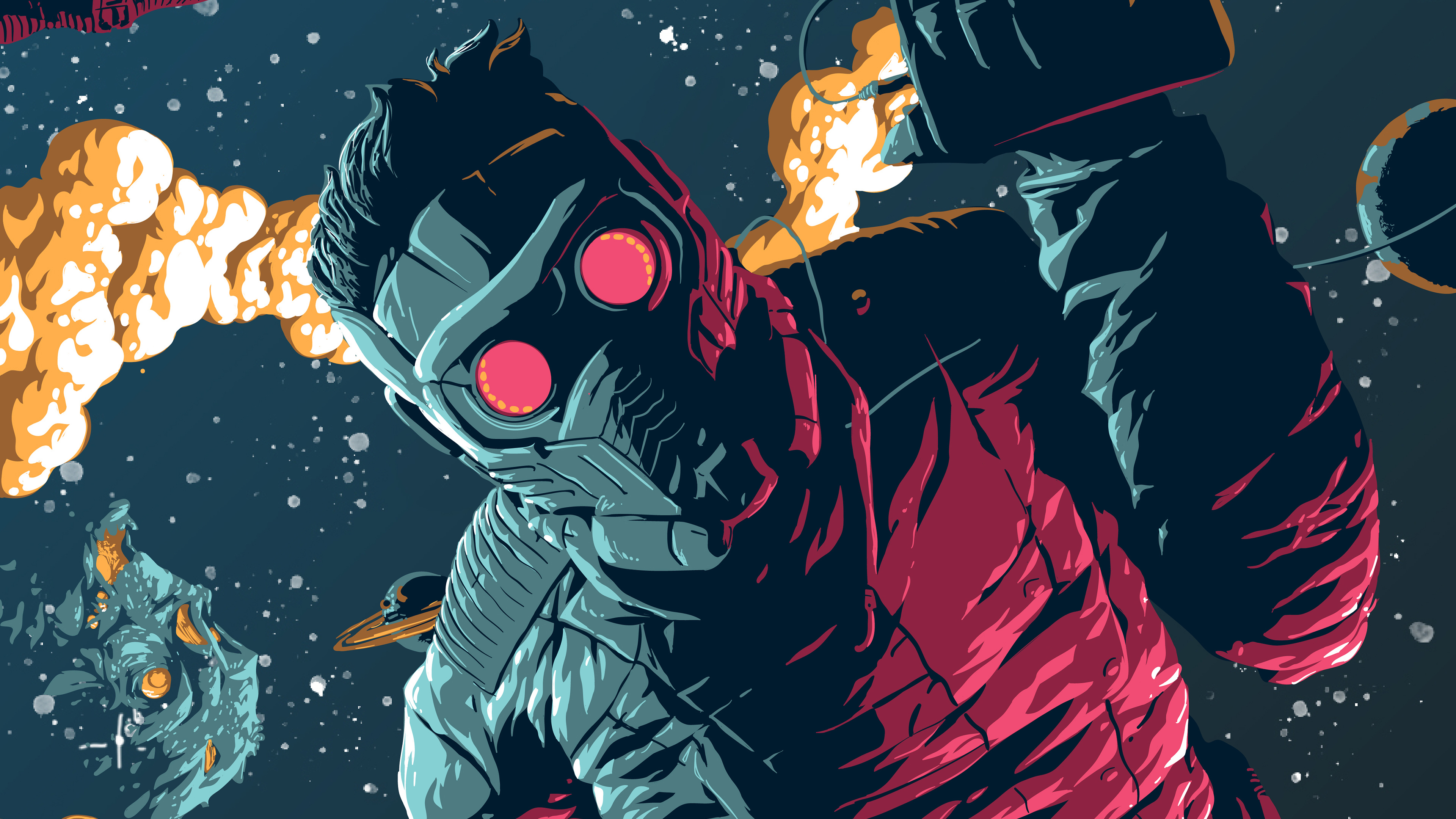 star lord wallpaper,fictional character,superhero,fiction,cg artwork,illustration