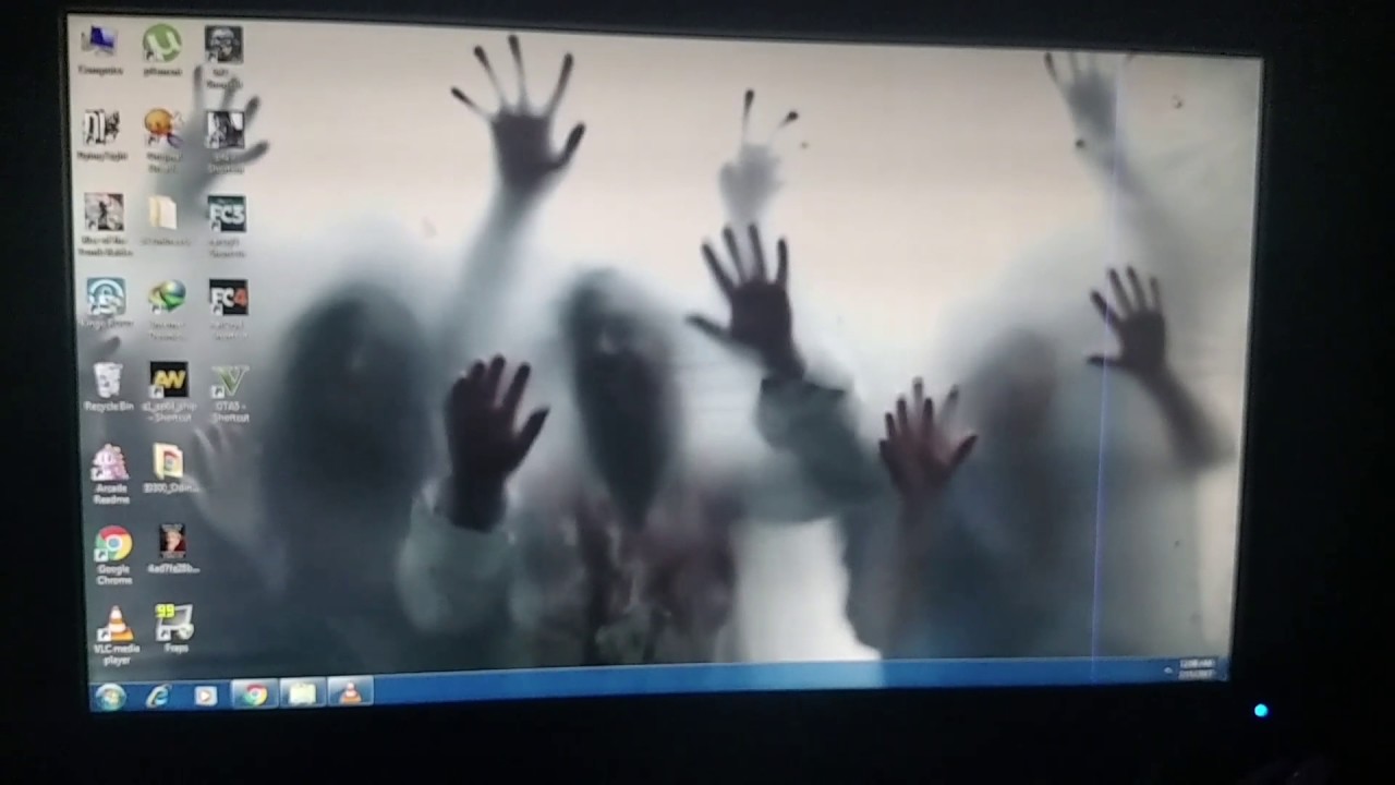 zombie live wallpaper,schermo,dispositivo di visualizzazione,tecnologia,media,televisione
