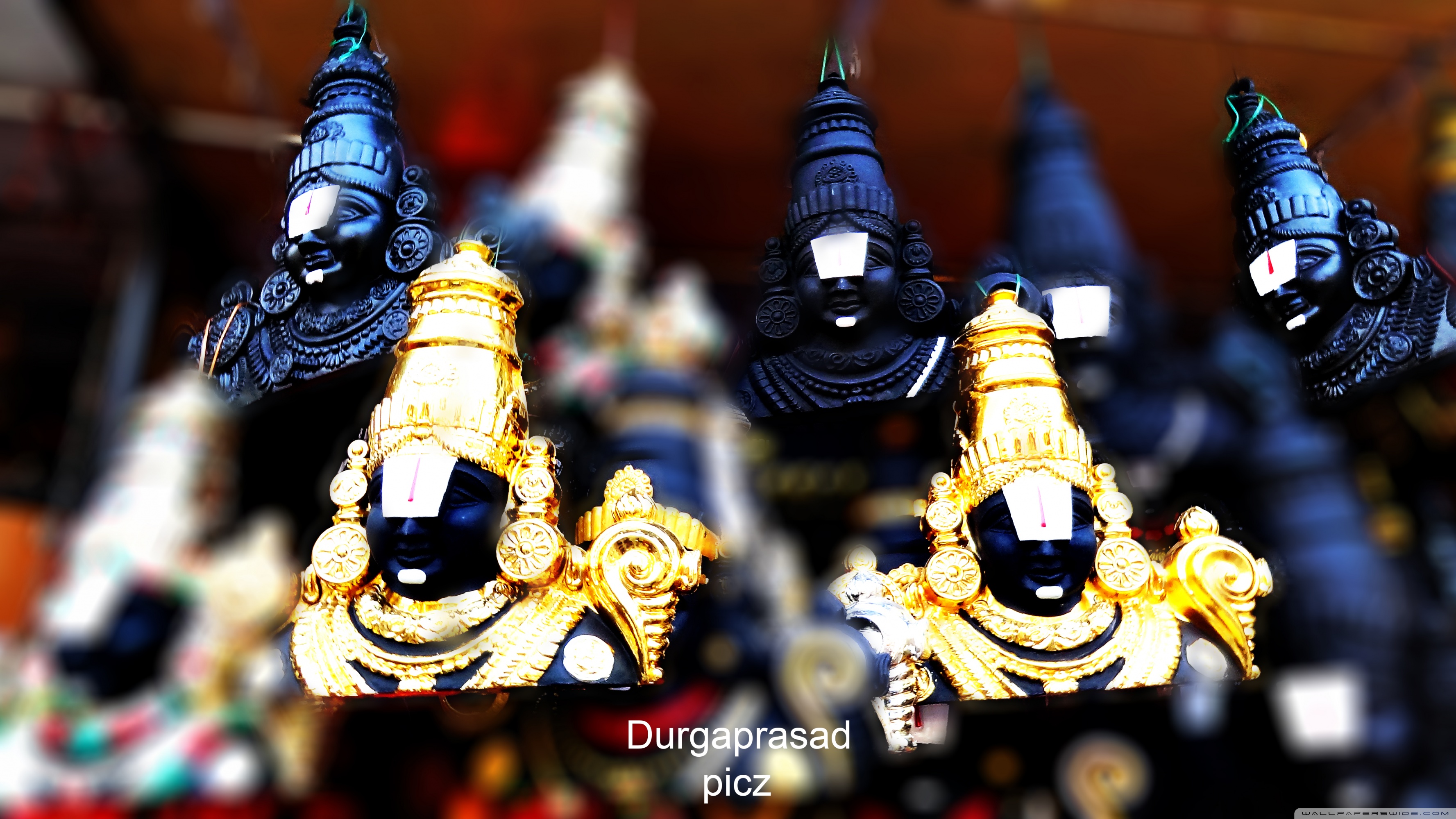 venkateswara swamy fondos de pantalla hd 1920x1080,amarillo,lugar de adoración,templo