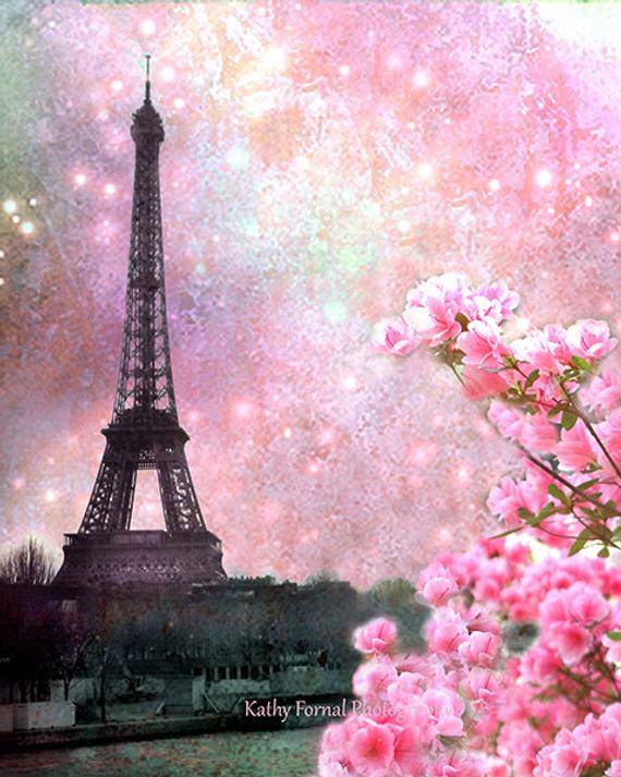 배경 파리 핑크,분홍,꽃,꽃,봄,하늘