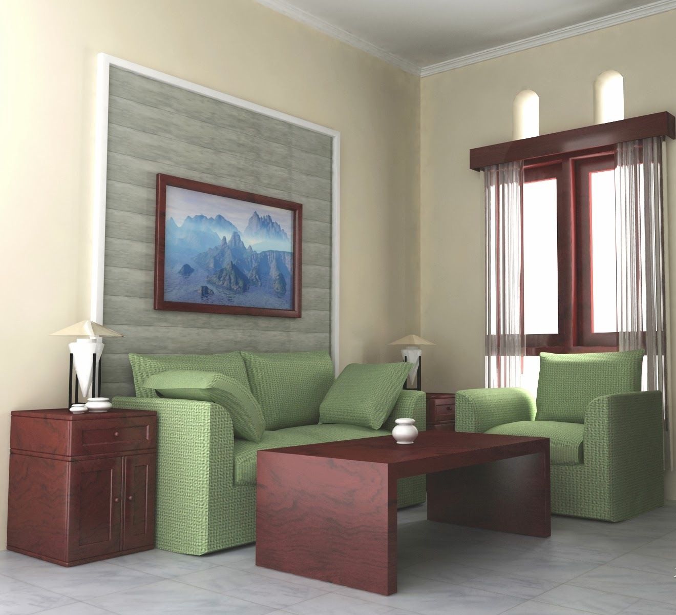 wallpaper ruang tamu elegan,living room,furniture,room,interior design,property